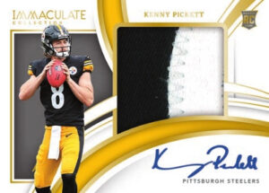 Premium Patch Rookie Auto Kenny Pickett MOCK UP