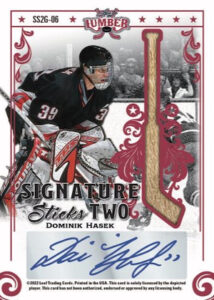 Signature Sticks 2 Red Back Dominik Hasek MOCK UP