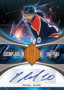 The Exemplars Auto Relic Pavel Bure MOCK UP