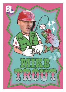 Topps Big Leaguers Mike Trout MOCK UP