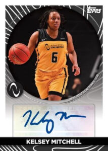 AU Athlete Auto Basketball Kelsey Mitchell MOCK UP