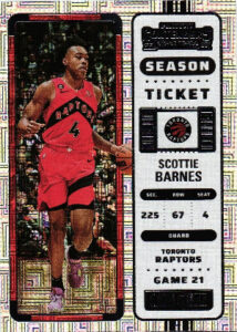 Base Season Ticket Hobby Scottie Barnes