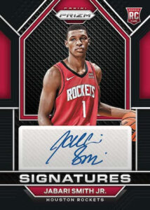 Rookie Signatures Black Prizms Jabari Smith Jr MOCK UP