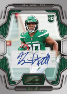 Rookie Signatures Green Breece Hall MOCK UP