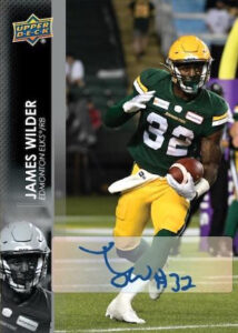 Base Auto James Wilder MOCK UP