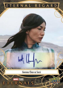 Eternal Regard Auto Gemma Chan as Sersi MOCK UP