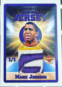 Game-Used Jersey Blue Magic Johnson