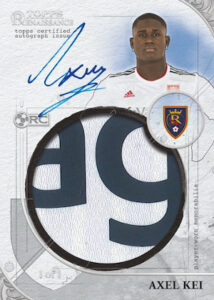 Rookie Renaissance Auto Jumbo Patch Axel Kei MOCK UP