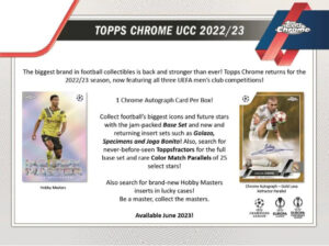 2022-23 Topps Chrome UEFA Club Competitions Soccer