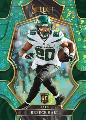 2022 Select Ja'Marr Chase Sparks Swatches GREEN Prizm 1/5