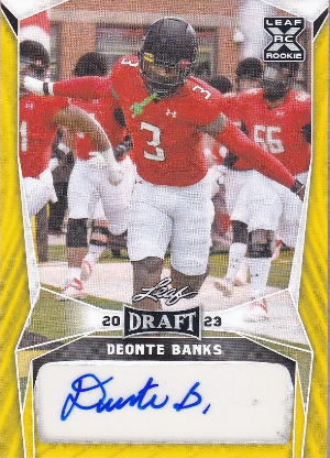 2023 Leaf Draft - Autographs #BA-RB1 Raleek Brown (AU, RC) for