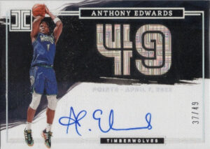 Impeccable Stats Auto Anthony Edwards