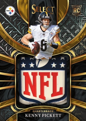 Jumbo Rookie Swatch Black Prizm NFL Shield Kenny Pickett MOCK UP