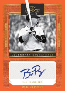 Legendary Signatures Holo Gold Buster Posey MOCK UP