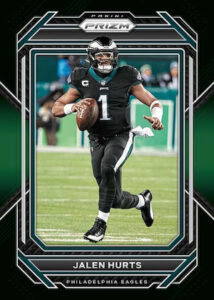 Prizm Black Green Jalen Hurts MOCK UP