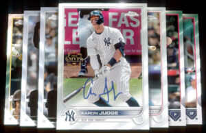 2022 Topps Chrome MVP Auto Buyback Aaron Judge MOCK UP