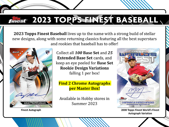 2023 Topps Finest - Baseball Card Checklist - Checklistcenter.com