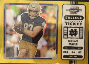 Contenders Optic College Ticket Gold Michael Mayer