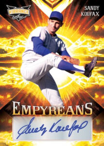 Empyreans Auto Sandy Koufax MOCK UP