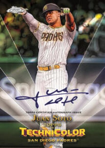 Topps in Technicolor Auto Juan Soto MOCK UP