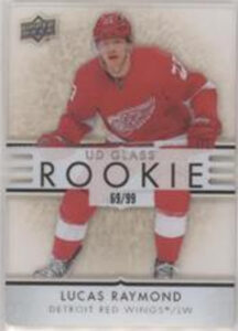 UD Glass Rookie Gold Achievement Lucas Raymond