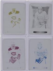 World Premiere Printing Plates Set Cole Caufield