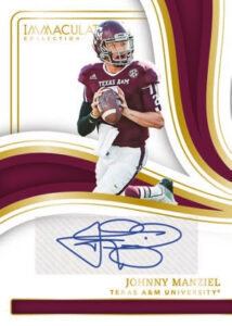 College Great Signatures Johnny Manziel MOCK UP