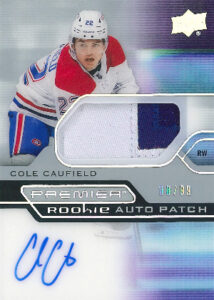 Acetate Rookie Auto Patch Cole Caufield