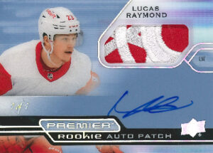 Horizontal Acetate Rookie Auto Patch Platinum Lucas Raymond