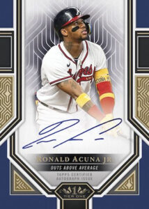 Advanced Stats Stars Auto Ronald Acuna Jr MOCK UP