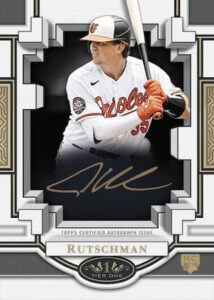 Break Out Auto Gold Ink Adley Rutschman MOCK UP