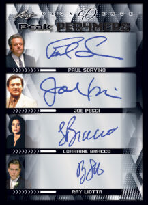 Peak Per4mers Auto Black Paul Sorvino, Joe Pesci, Lorraine Bracco, Ray Liotta MOCK UP