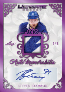 Auto Memorabilia Purple Spectrum Steven Stamkos MOCK UP