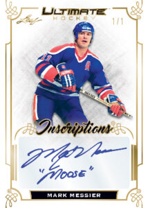 Ultimate Inscriptions Auto Gold Spectrum Mark Messier