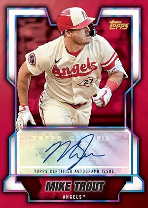 Auto Mike Trout MOCK UP