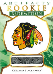 Base Rookie Redemptions Chicago Blackhawks MOCK UP