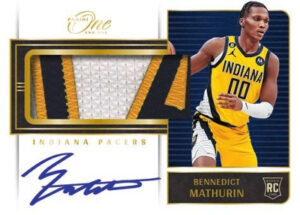 Rookie Jumbo Jersey Auto Gold Bennedict Mathurin MOCK UP