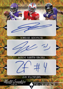 Multi-Graphics Tri-Graphics Jordan Addison, Jaxon SMith-Njigba, Zay Flowers MOCK UP