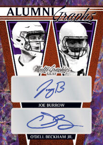 Multigraphs Alumni Graphs Joe Burrow, O'Dell Beckham Jr MOCK UP