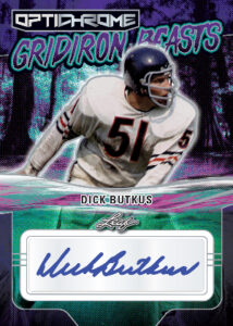 Optichrome Gridiron Beasts Auto Dick Butkus MOCK UP