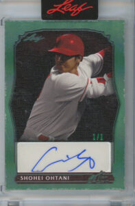 Base Auto Emerald Shohei Ohtani