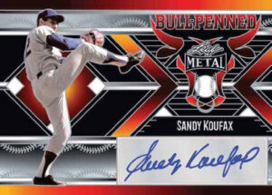 Bull-Penned Auto Sandy Koufax MOCK UP