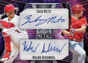 Dual Auto Zach Neto, Nolan Schanuel MOCK UP