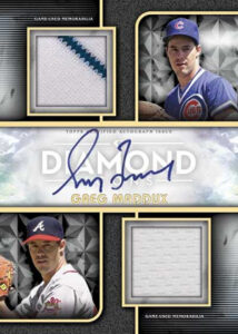 Single-Player Dual-Team Auto Relic Greg Maddux MOCK UP