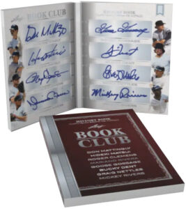 Book Club Don Mattingly, Hideki Matsui, Roger Clemens, Mariano Rivera, Goose Gossage, Bucky Dent, Graig Nettles, Mickey Rivers MOCK UP