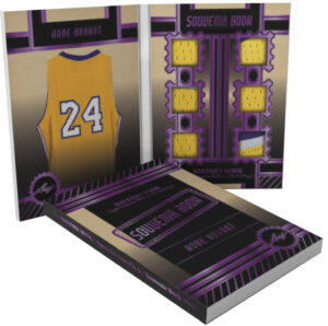 Souvenir Book Purple Kobe Bryant MOCK UP