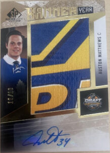 Banner Year NHL Draft Auto Auston Matthews