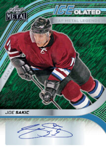 ICEolated Auto Joe Sakic MOCK UP