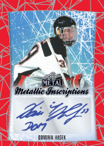 Metallic Inscriptions Red Dominik Hasek MOCK UP