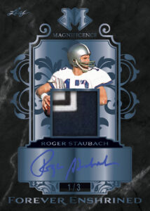 Forever Enshrined Roger Staubach MOCK UP